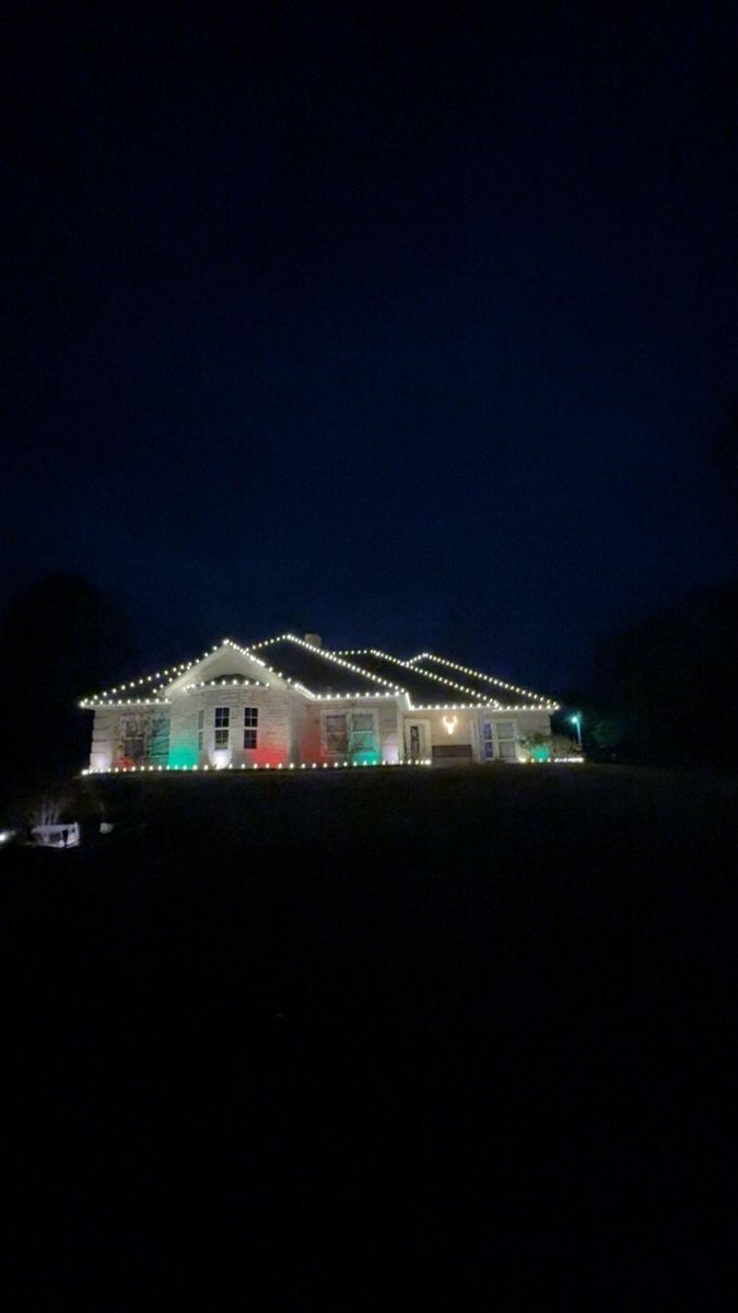 Christmas Light Installation  for Coleman Gutters in Gilmer, TX