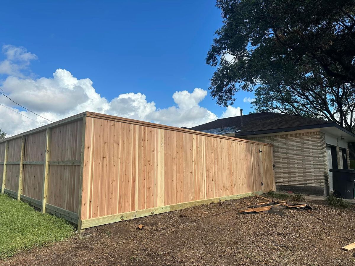 Fence repair & installation for Revamp Property Solutions LLC in Houston, TX