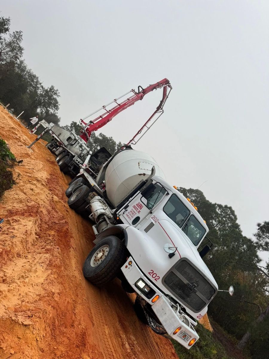 Site Preparation for All Phases Decorative Concrete in Sebring, FL