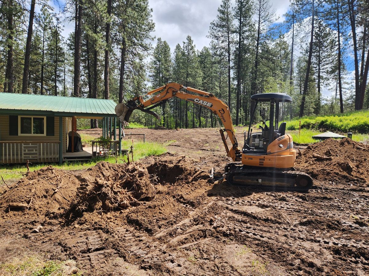 Land Clearing & Demolition for Model A Excavating in Spokane Valley, WA