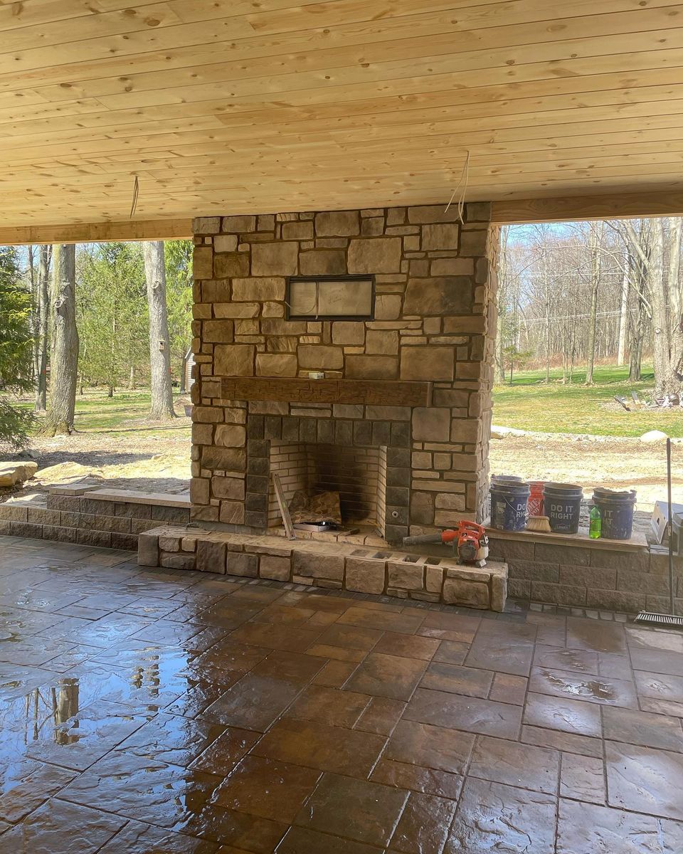 Fireplaces for RS Masonry LLC in Akron, Ohio