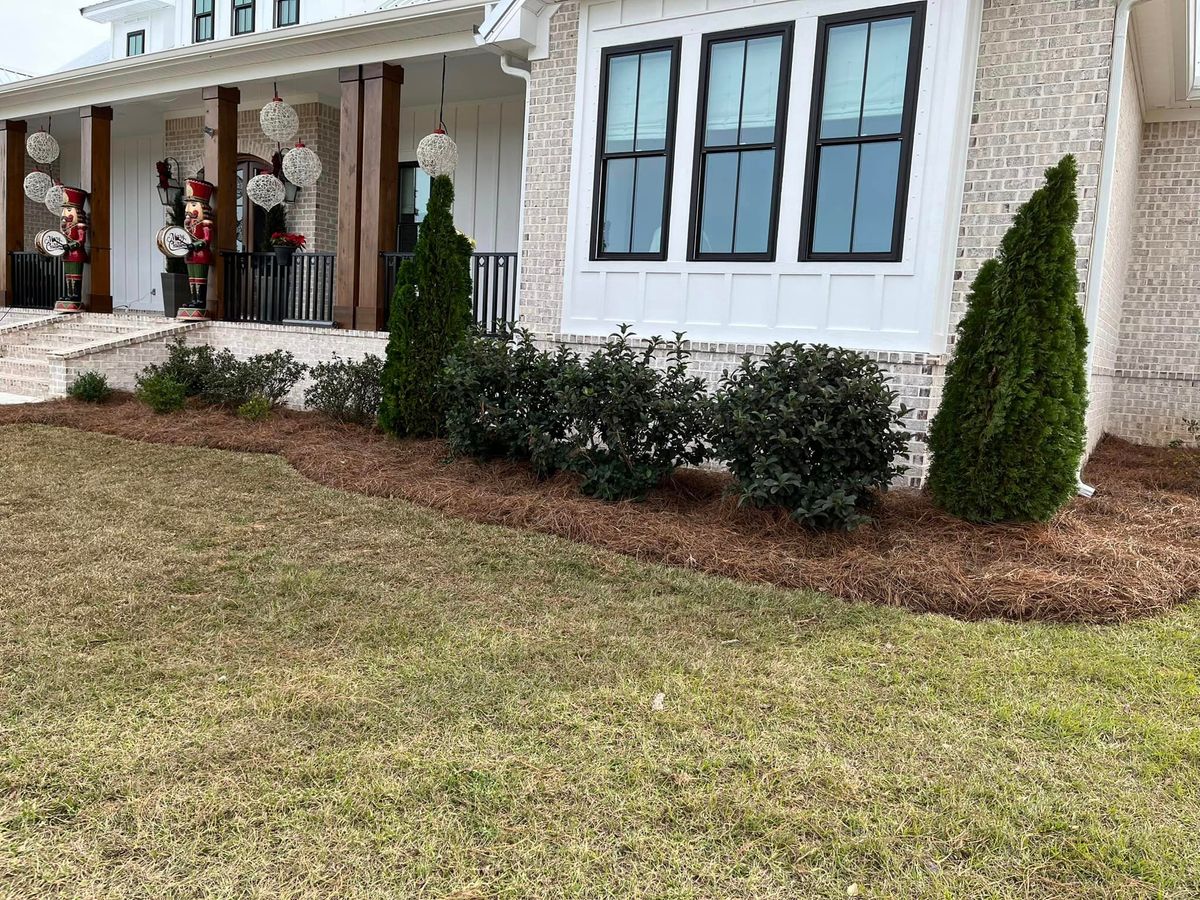 Mulch Installation for Cut Above Lawn Service in Daphne, AL