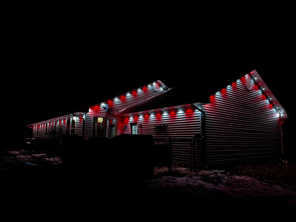 Permanent Outdoor Lighting for Risner Construction in De Motte, IN