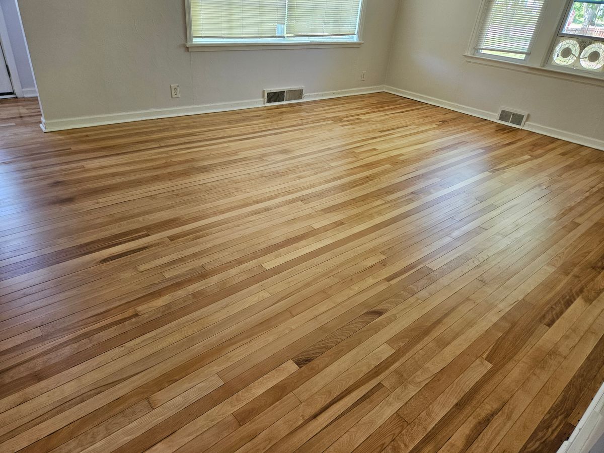 Refinish Old Hardwood for AVance Flooring in Bridgman, MI