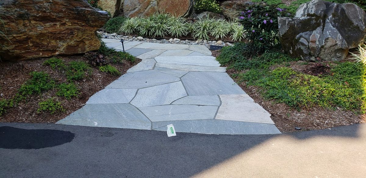 Landscape Installation for Glen R. Guilman Construction in Goshen, CT