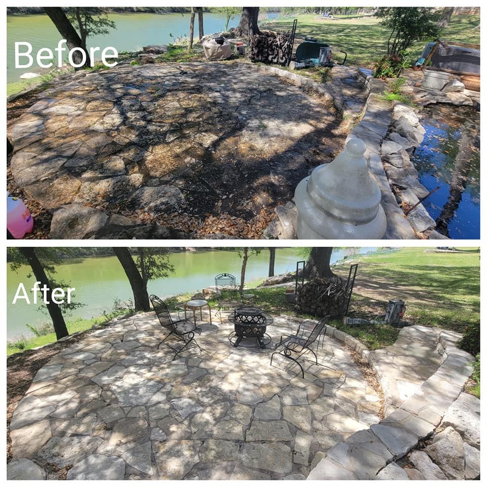 Hardscape Cleaning for Tier 1 Pressure Washing in Granbury, TX