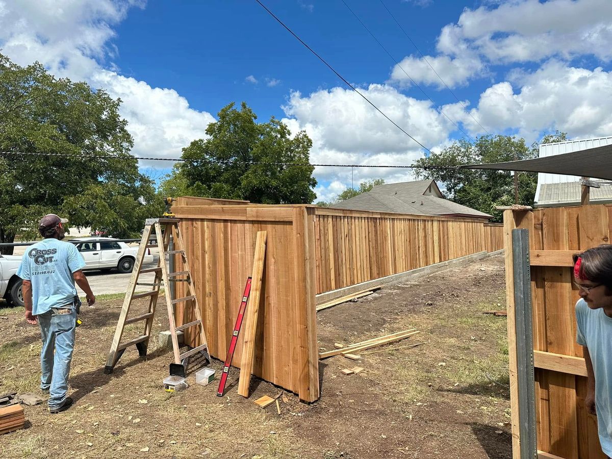 fencing for CrossCut in Kempner, TX