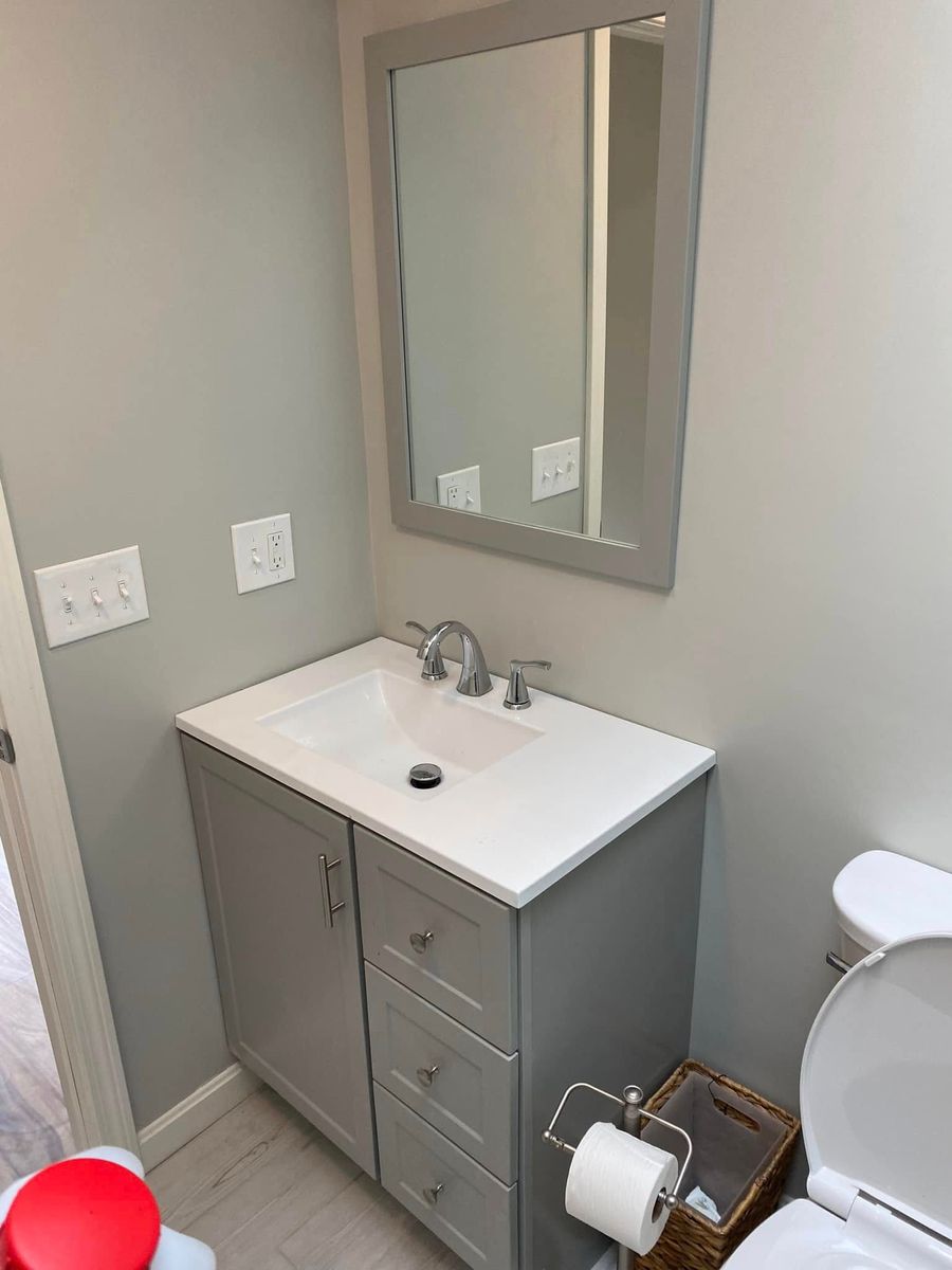 Bathroom Renovation for M. Raposo Construction in Providence, RI