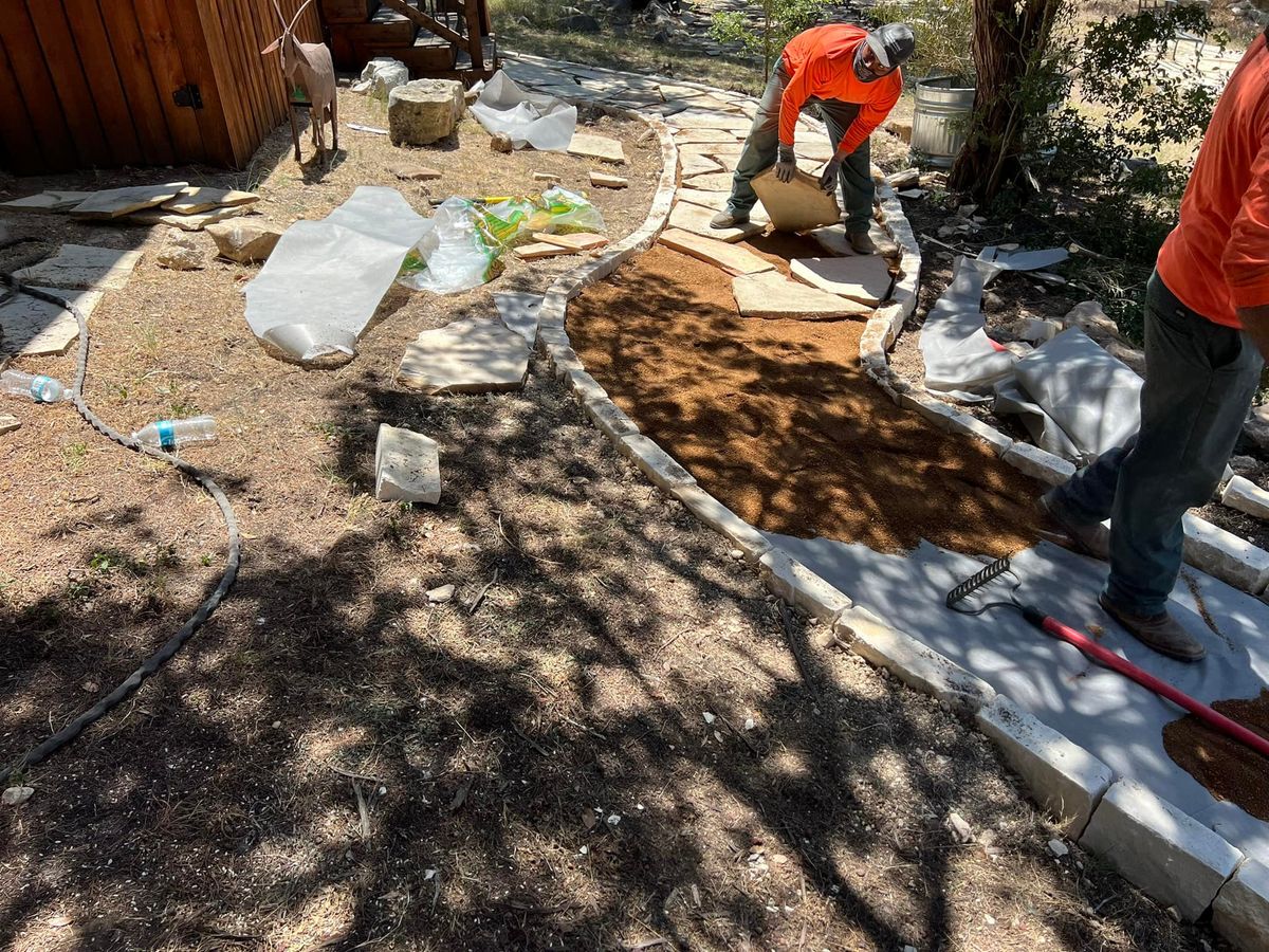 Mulch Installation for DR Landscape in San Antonio, TX