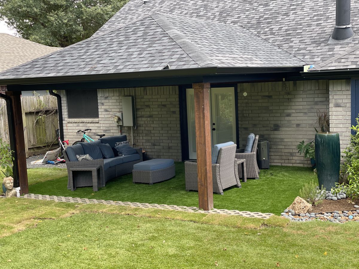 Hardscaping for Atlas Land Design in Creekside Park, TX