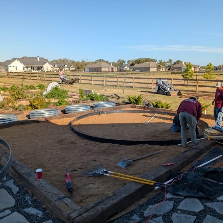 Hardscape Installation for Brazos Valley Greenscapes in College Station, TX
