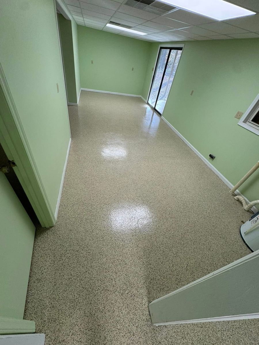 Epoxy Floor Coating for Mitchell’s Concrete Coatings in Taylorsville, NC
