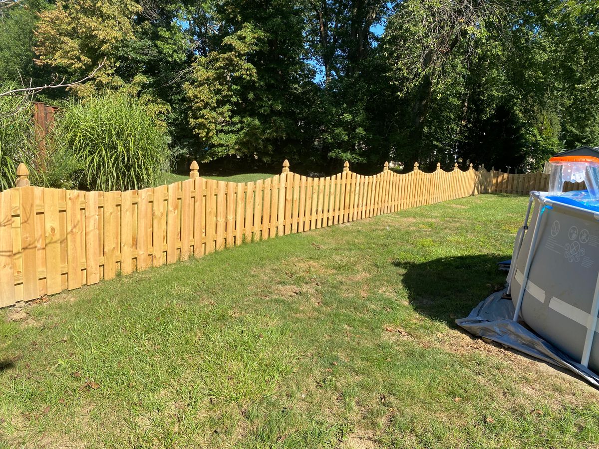 Wood Fence for Castle Fence and Deck LLC in Medina, OH