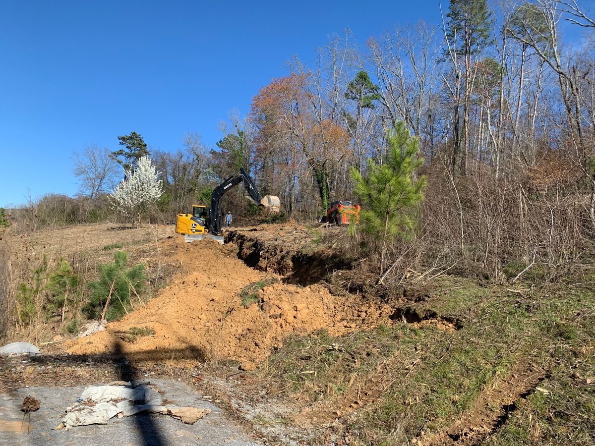 Residential & Commercial Excavation for J.P Landscaping and excavation in Chattanooga, TN