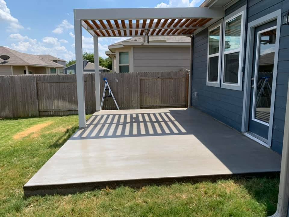 Concrete Slab Construction for Benitez Brothers Construction in Austin, TX