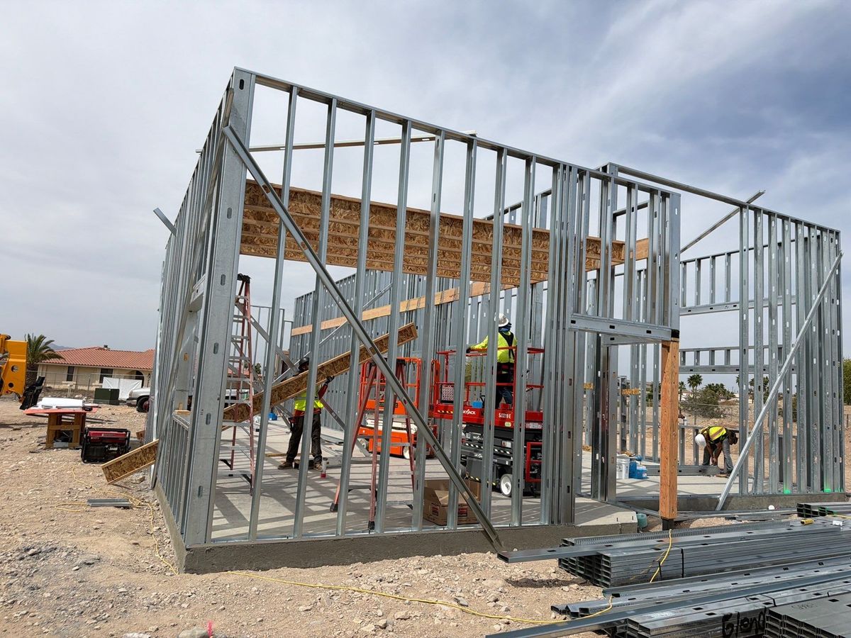 Framing for Ant Farm Construction in Kingman, AZ