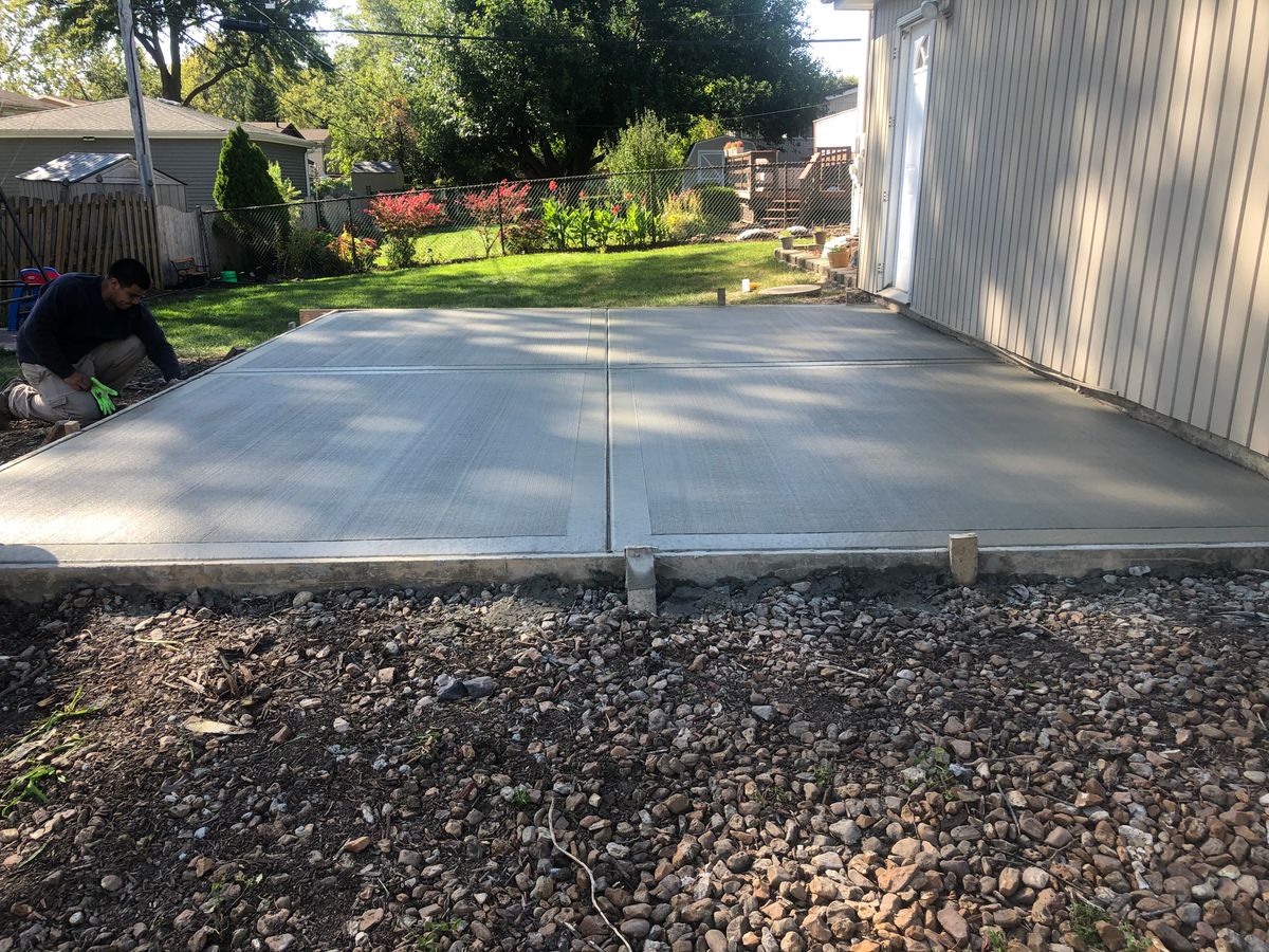 Concrete Slab Construction for A&I Concrete and Asphalt LLC in Markham, IL