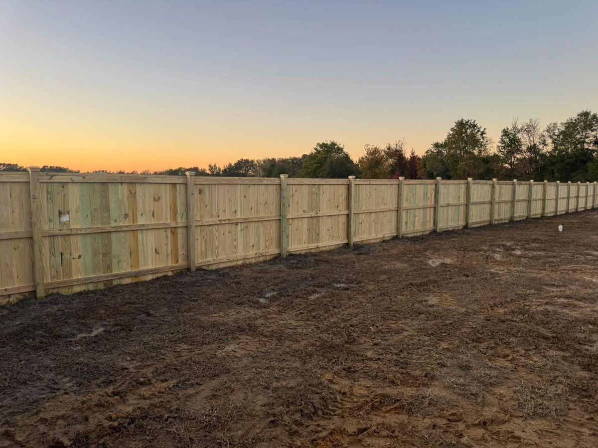 Wood Privacy for 4 In The Fire Fencing LLC in Darlington, SC
