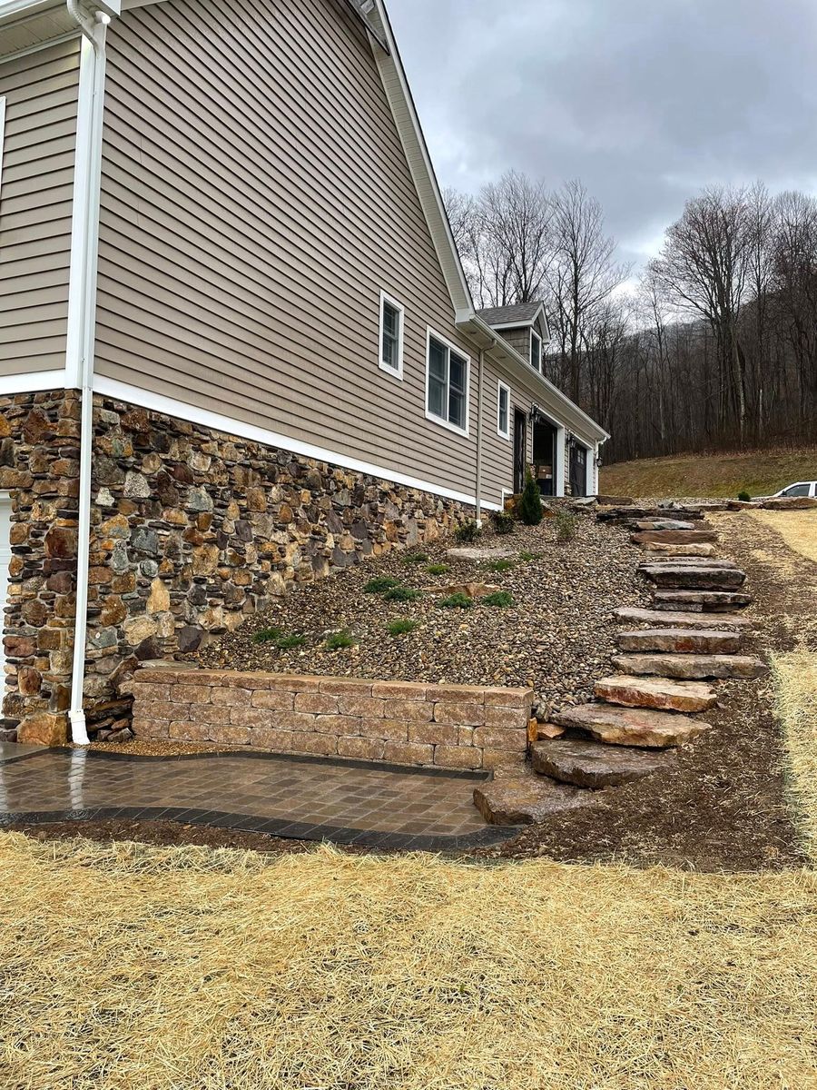 Hardscape Cleaning for Simmons Brothers Investments in Pounding Mill, VA