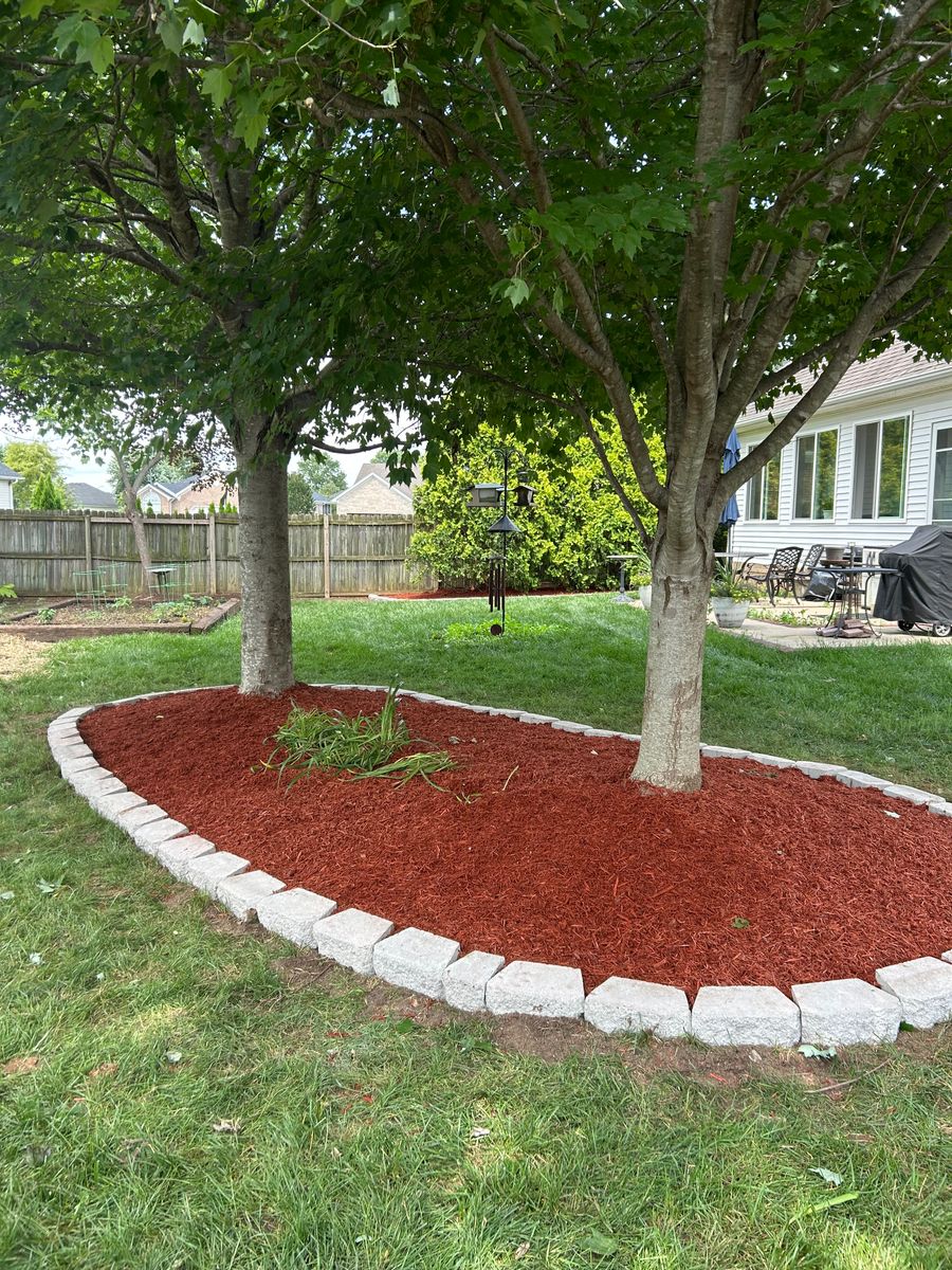 Mulch Installation for Optimum Tree Service And Landscaping in Bowling Green, KY