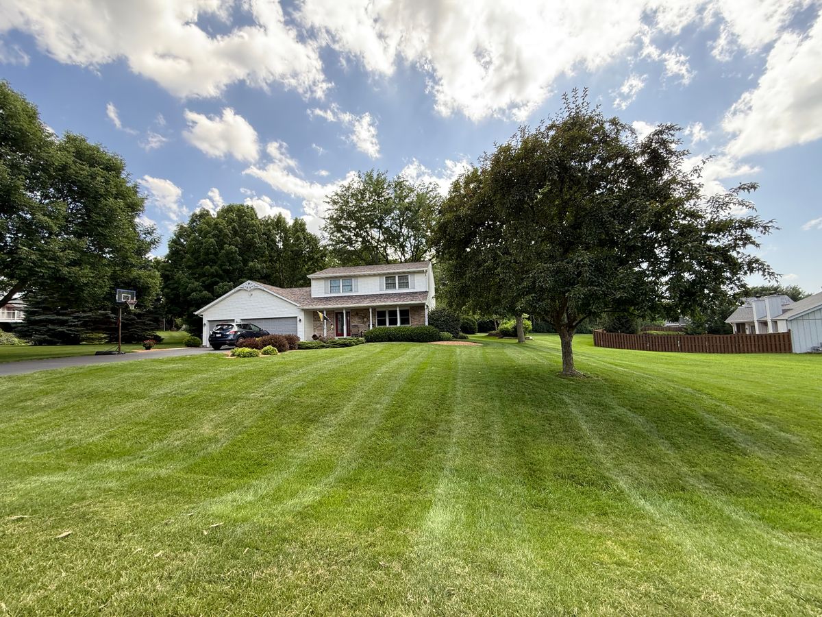 Mowing for B&G Lawn Care in Roscoe, IL