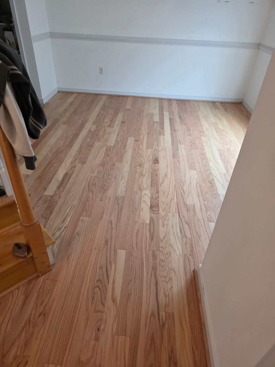 Refinishing hardwood flooring for Jason Tench Flooring LLC in Richmond, VA