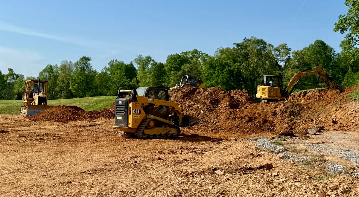 Site Preparation for Grayson Groundworks in Sevierville, TN