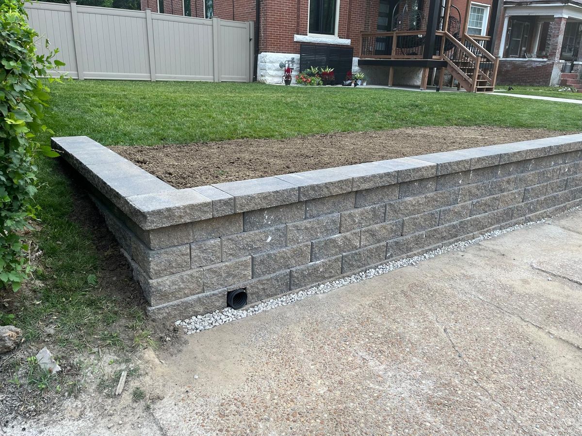 Fall Cleanup for VQ Land & Stone in St. Louis, MO