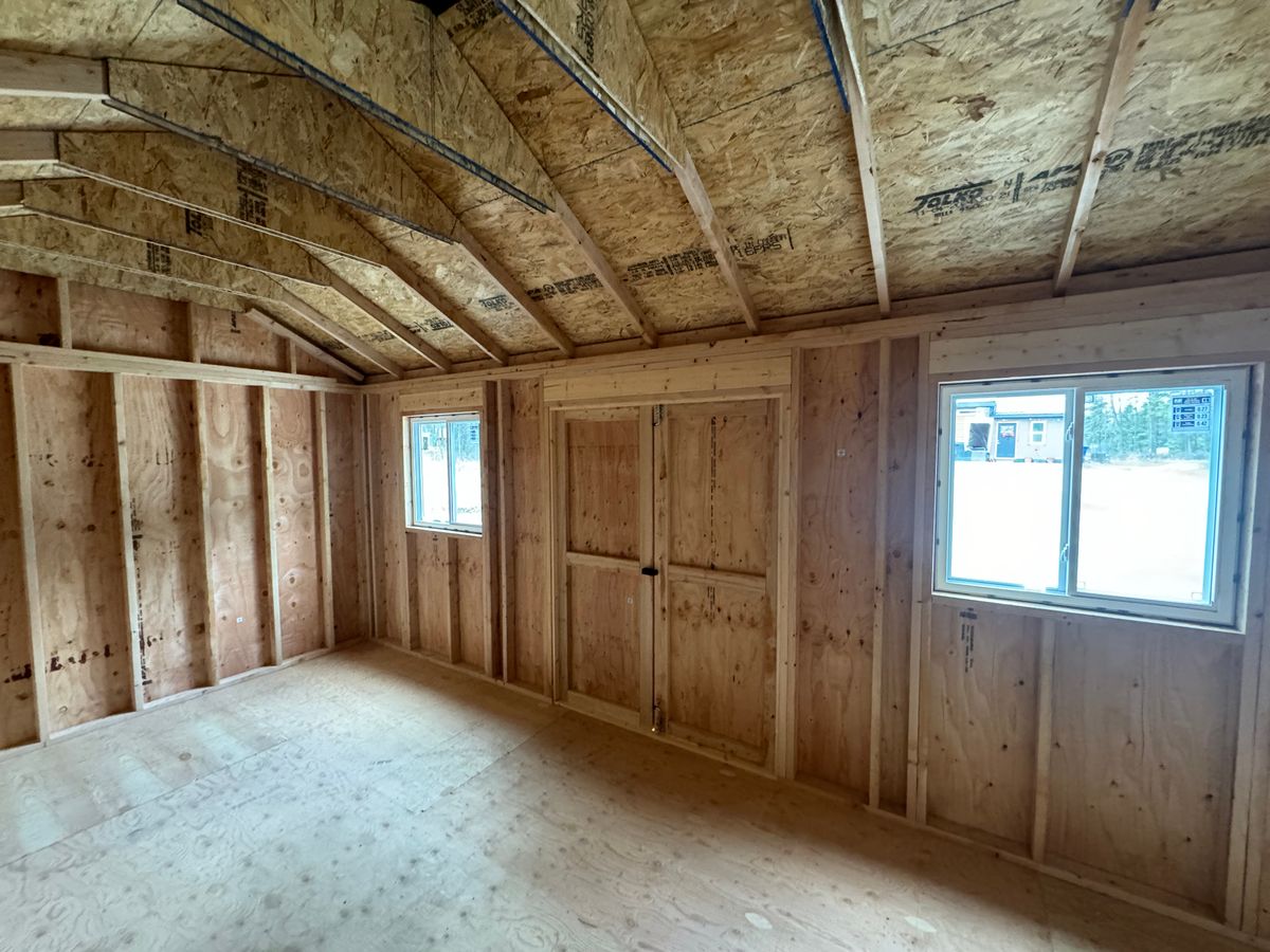 Gable Style Shed for Rocky Mountain Shed Builders in Whitefish, MT