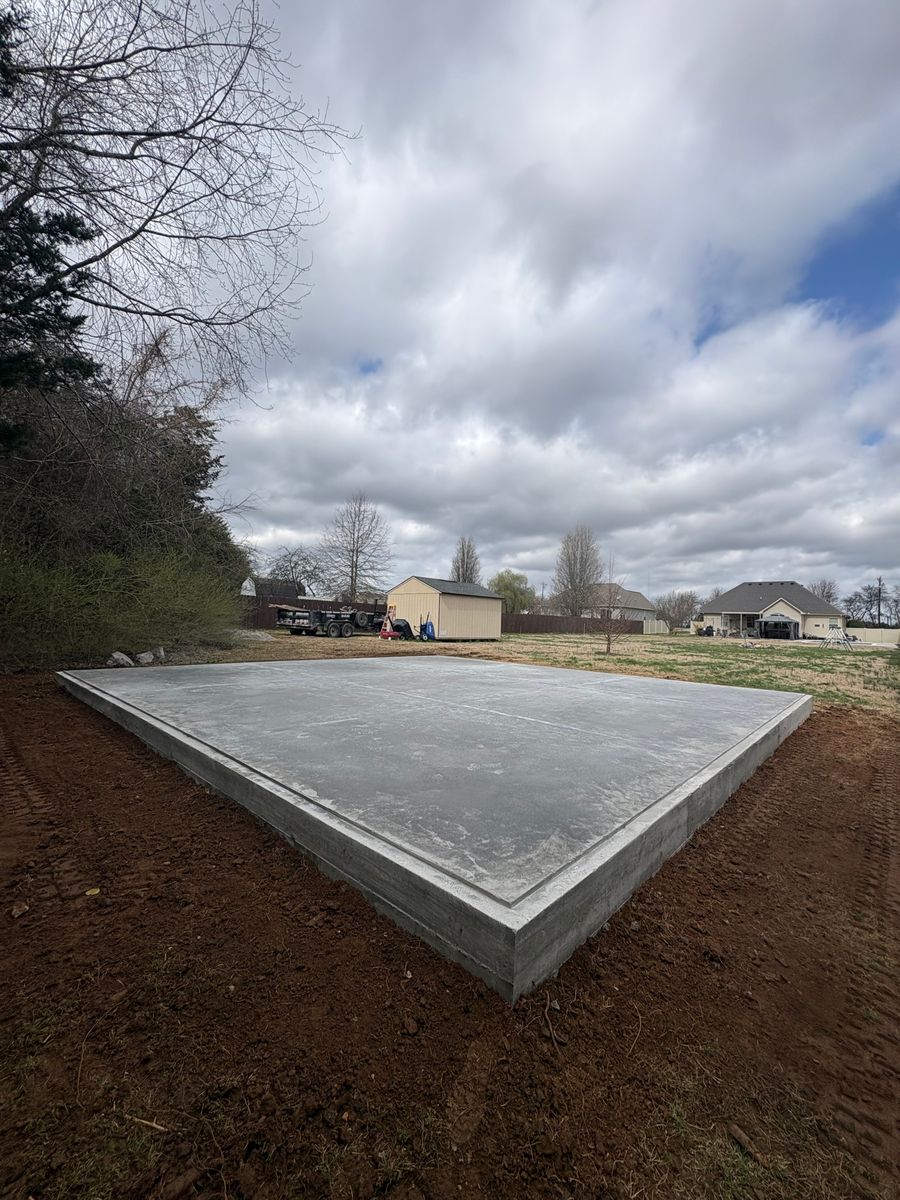 Garage Slabs for Premier Concrete Scapes in Murfreesboro, TN