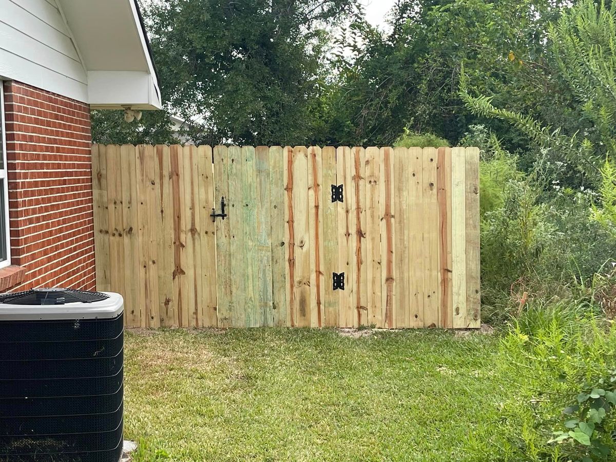 Wood Fencing for Falcon Fence Co. in Longville, LA