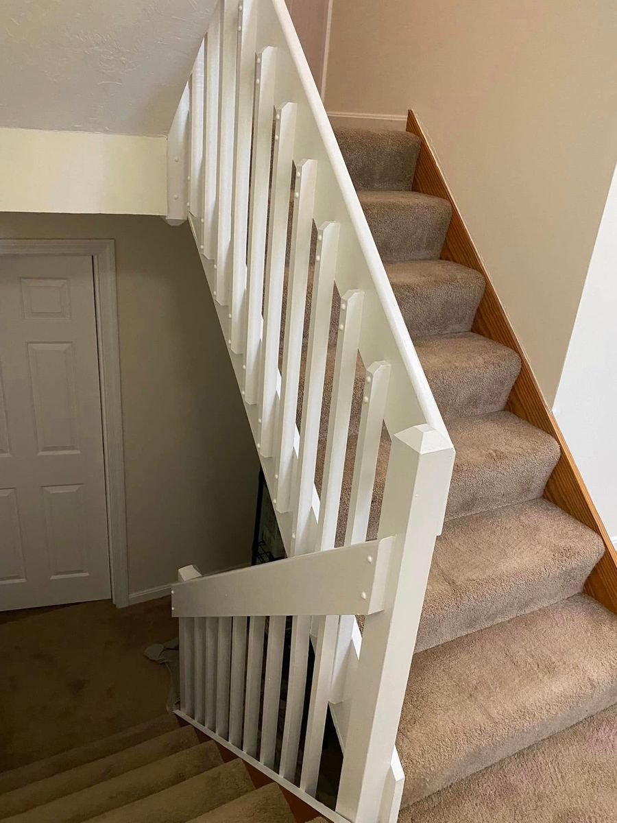 Trim Work for Artful Lines Painting in Shrewsbury Town Center, MA