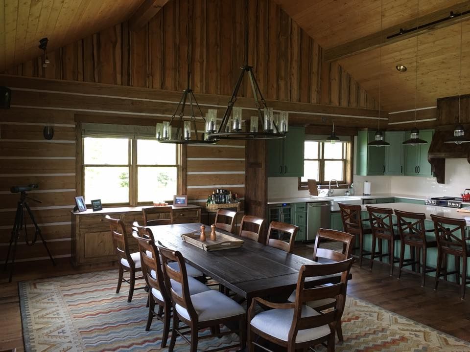 Staining for True Blue Logworks LLC in Corvallis, MT