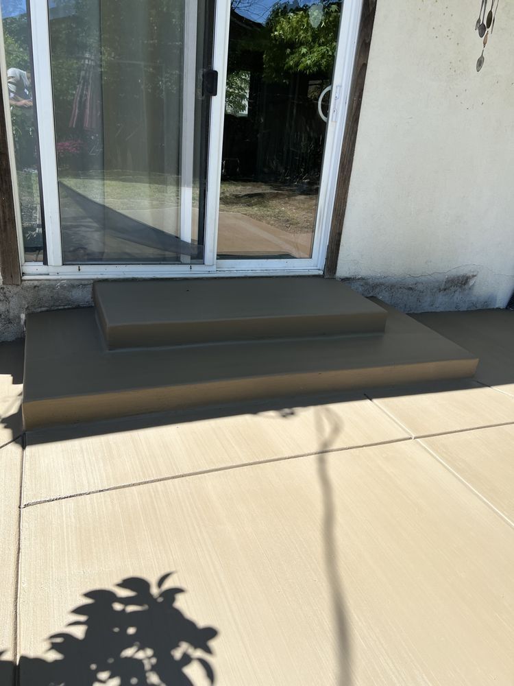 Step Design & Installation for PREMIER CONCRETE CREATIONS in Stockton, CA