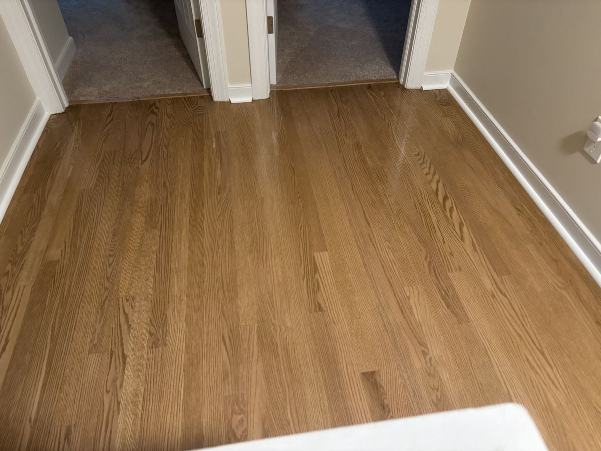 Refinishing hardwood flooring for Jason Tench Flooring LLC in Richmond, VA