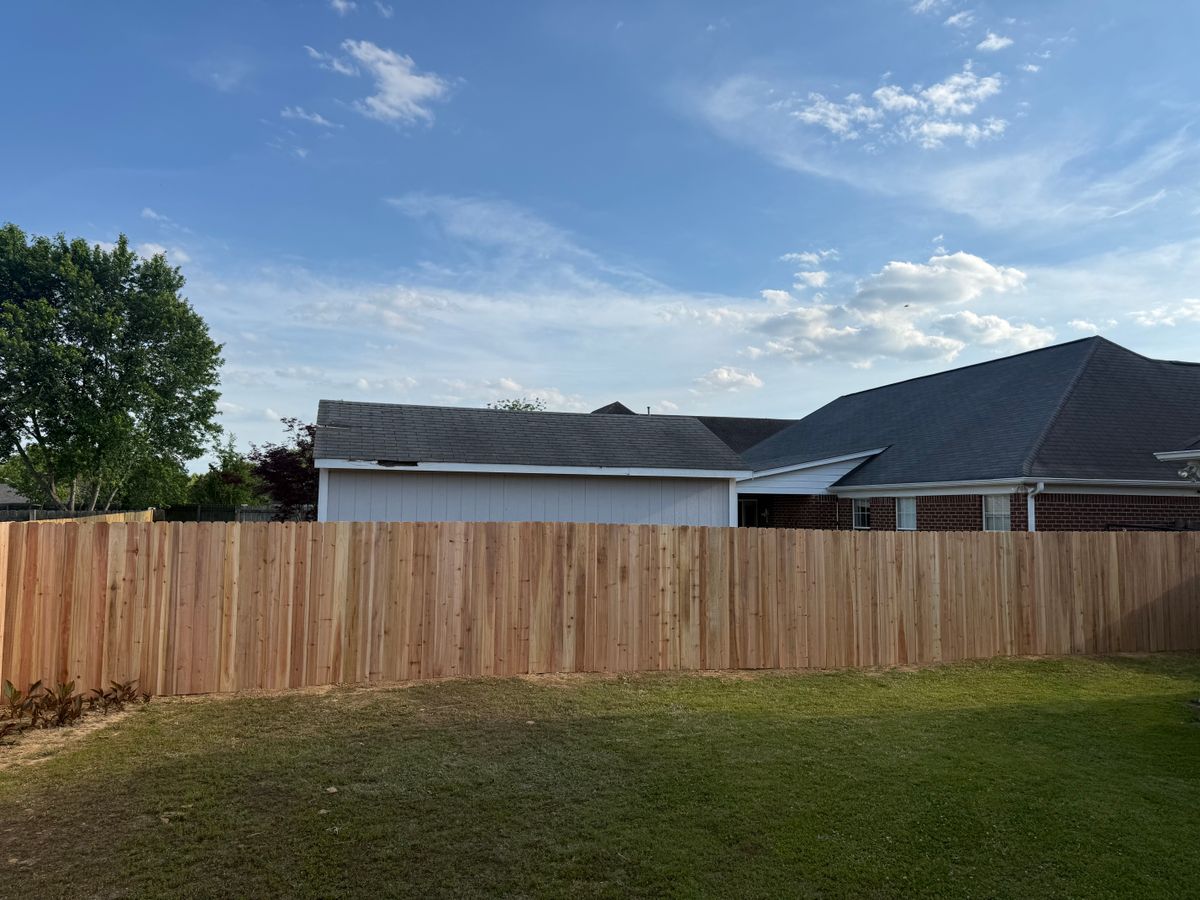 Fence Installation for Frontline Fencing LLC in Hernando, MS
