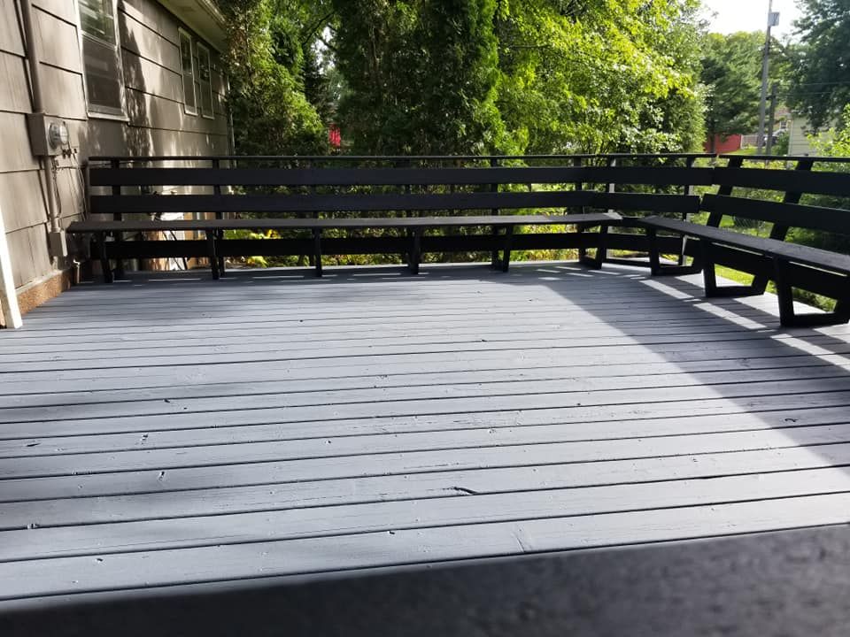 Deck Refinishing for Duraplus Topcoat Painting in New Brighton, MN