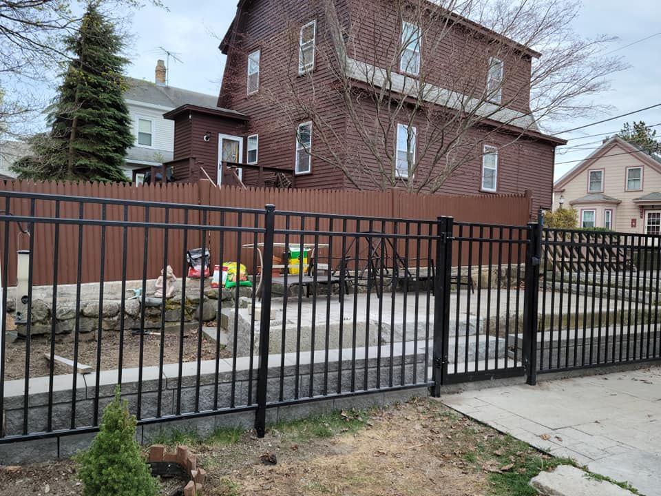 Aluminum Fencing Installation for Azorean Fence in Peabody, MA