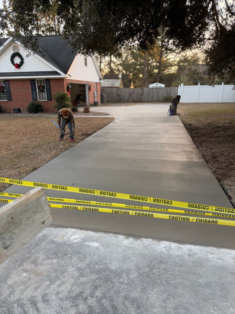 Driveway Construction for Solid Foundation Concrete Finishing in Statesboro, GA