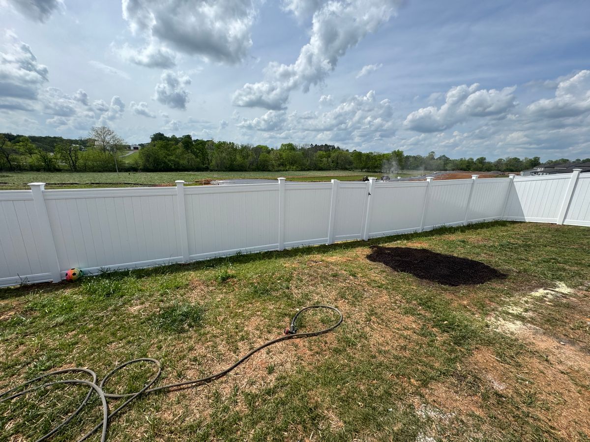 Fencing for Robenstine Construction in Franklin, TN