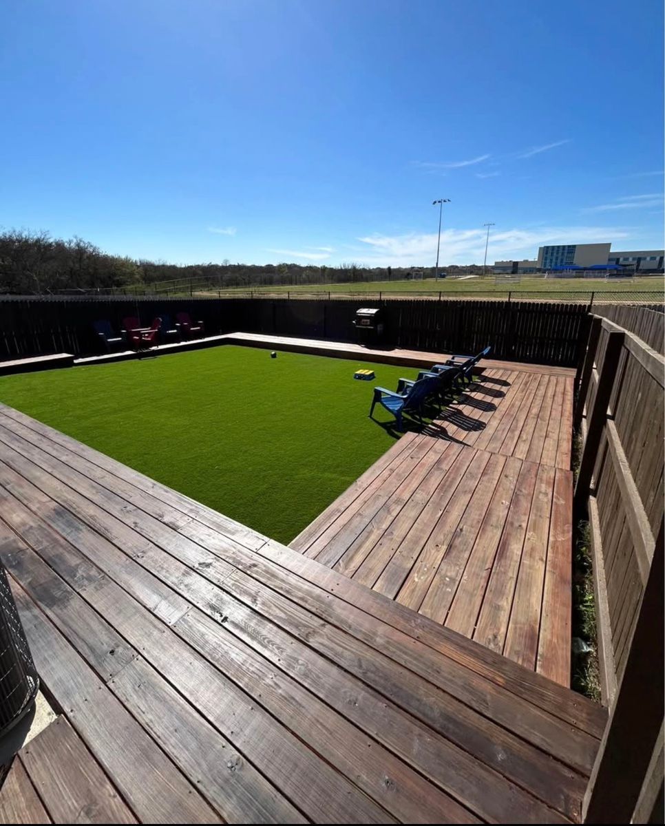 Turf Installation for Creative Edge Co. in San Antonio, TX