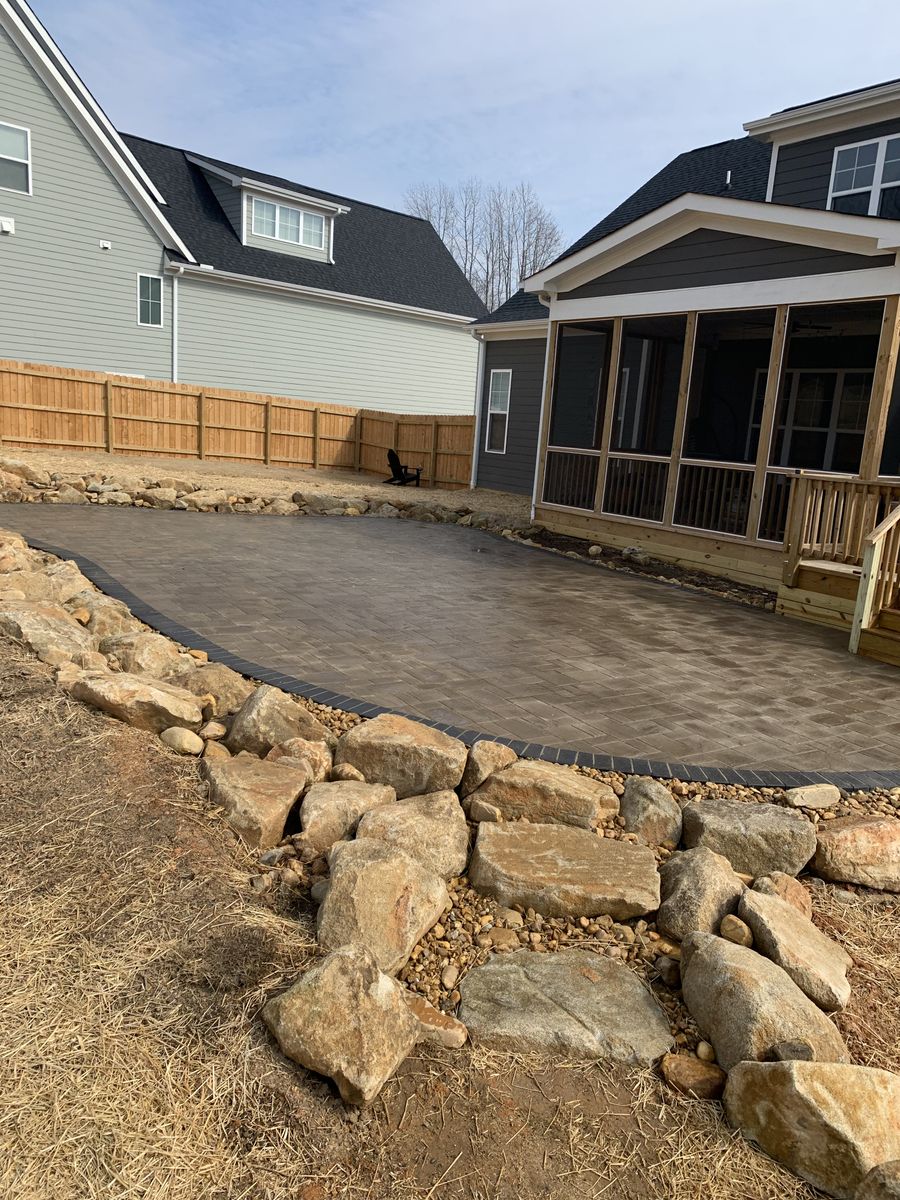 Hardscape for Grand Design Outdoor Enhancements in Raleigh, NC