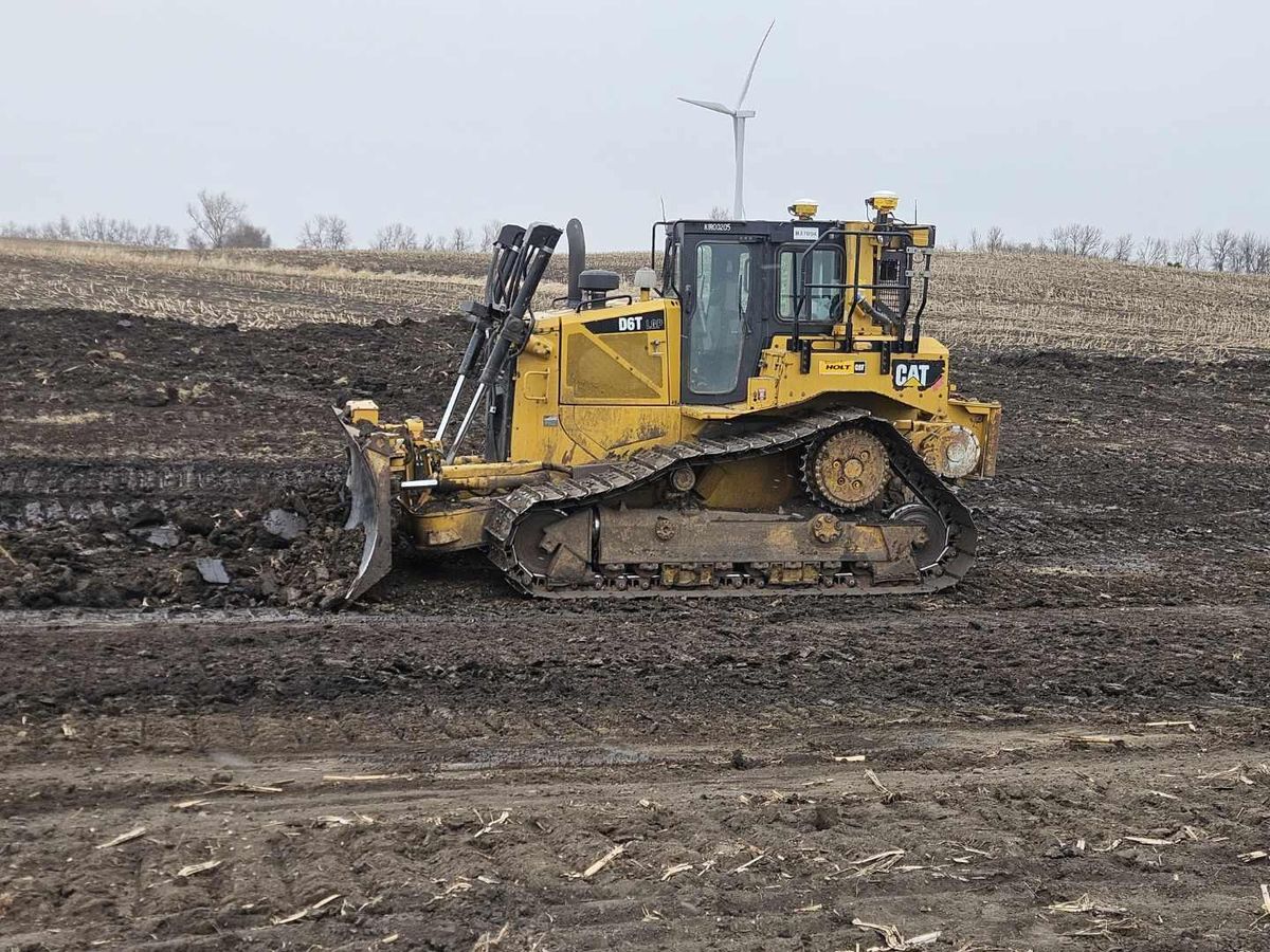 Site Grading for Dean Honken Construction in Pipestone, MN