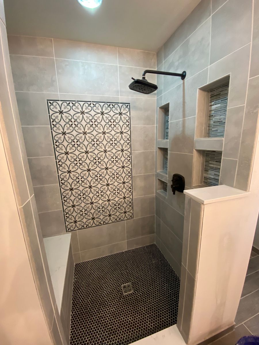 Custom Tile Installation for Northern Tile in Richmond, MI