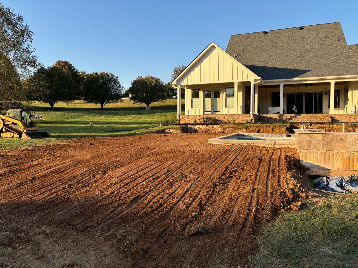 Property Grading for Three Rivers Dirt Works LLC in Knoxville, TN