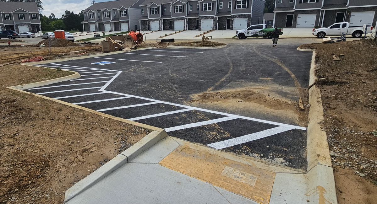 ADA Pavement Markings for Stripe A Lot in Knoxville, TN