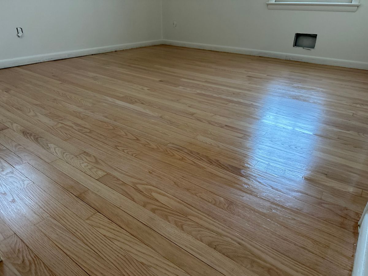 Floor Sand and finish for K&A Hardwood Floors in Alexandria, VA