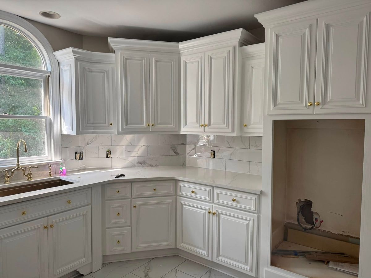 Kitchen and Cabinet Refinishing for JJR Painting in Kannapolis, NC