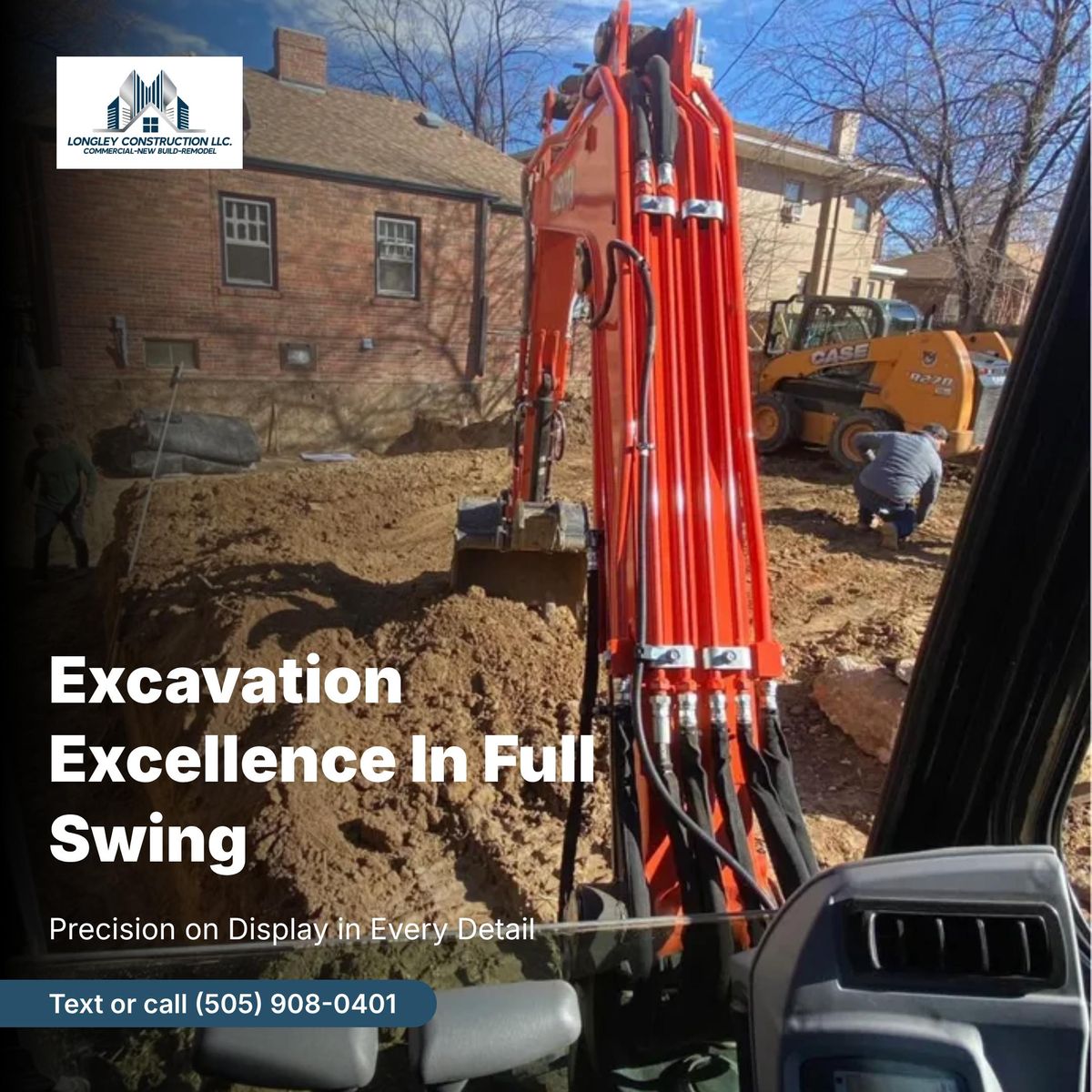 Grading/Excavation/Land Clearing for Longley Construction in Rio Rancho, NM