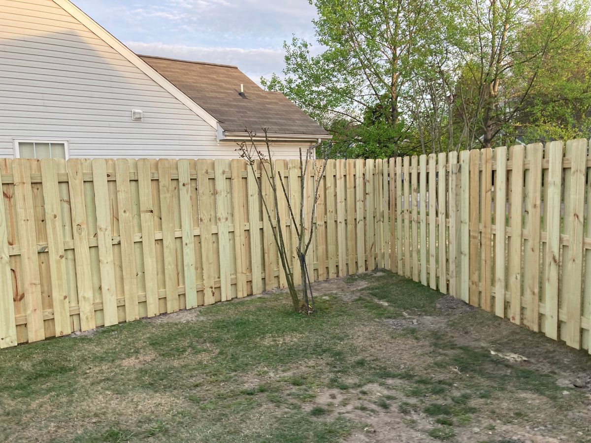 Wood Fencing for Sea Level Fence in Virginia Beach, VA